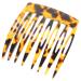 Beaupretty Hair Comb Women's French Side Comb Hair Accessory Hair Side Combs Hair Side Comb Clips for Women Side Combs for Women Thick Hair Side Comb Hair Accessories Acetate Sheet