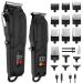 Oneyus Hair Clipper 2-in-1 Professional Hair Trimmer Men's Wireless Hair Trimmer LED Display Long Hair Trimmer with 13 Guide Combs Precision Trimmer Set