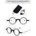 Lanomi Mini Reading Glasses - Blue Light Filter Compact & Foldable Aid for Men & Women - Small Glasses with Black Pocket Etui (2.0x) - Buy Online on GoSupps.com