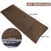 CAMPMOON XL Camping Cot Pads Mattress for Adults - Thicker Cotton Sleeping Pad, Waterproof Bottom - 75x28 inches, Navy Blue/Gray Brown - Buy Online on GoSupps.com
