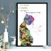Modern Pregnancy Gift: Pregnant Woman Medical Disease Poster - 12x16 Inch Framed Canvas Wall Art - Buy Online on GoSupps.com