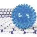 Komodo Acupressure Mat with Pillow & Ball Acupuncture Pin Massage Set (Blue) - Buy Online on GoSupps.com