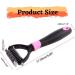 Anigood PET Grooming Rake Comb Brush For Dogs Cats With Long Thick Hair | Professional Deshedding Dematting Pet Supplies (Pink) - Buy Online on GoSupps.com
