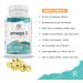 Omvits Vegan Omega 3 DHA Algae Oil Capsules 1000mg - 180 Softgels with Vitamin E | Sustainable Algal Alternative to Fish Oil | Vegetarian Essential Fatty Acids for Heart, Brain & Eyes - Buy Online on GoSupps.com
