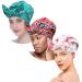 Reusable Luxury Shower Cap for Women | Dual Fitting Mechanism | Waterproof & Fashionable (Teal) - Buy Online on GoSupps.com