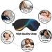 Buy Abstract Geometric Print Soft Eye Mask - Sleep Mask for Travel | Comfortable Sleep Eye Mask for Men & Women - Buy Online on GoSupps.com