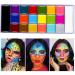20 Colors Face Body Painting Set - Safe Oil Makeup for Halloween Carnival Parties & Theater - Buy Online on GoSupps.com