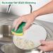 Clocked Two-Sided Kitchen Sponge - 96 Pack Stain Remover Shear Sponge | Durable & Effective Cleaning Tool 11x7x3cm - Buy Online on GoSupps.com