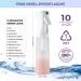 Tanshine 200ml/300ml Spray Bottle - Fine Fog Disinfectant & Hair Care - Pink & White | Ideal for Plants Cleaning & More - International Shipping - Buy Online on GoSupps.com