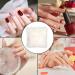 Miaija Nail Art Plush Pads Photography Props Background Nail Mat Nail Display Background Decorative for Nail Jewlery Salon Accessory (White) - Buy Online on GoSupps.com