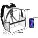 Keepcross 12x12x6 Stadium Approved Clear Mini Backpack - Perfect for Games, Events & Concerts - Black - Buy Online on GoSupps.com