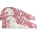 White Horse Pink Flower Hair Towel 2 Pack - Super Absorbent Quick Dry Hair Turbans for Women & Girls - Buy Online on GoSupps.com