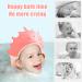 Baby Shower Cap Shield for Kids | Visor Hat for Eye & Ear Protection | Hair Washing Guard | Cute Crown Shape | Pink | Ages 0-9 - Buy Online on GoSupps.com
