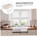 OUNONA Drain Storage Rack 1pc Home Kitchen Organizer Soap Storage Rack Sponge Organizer Rag Sink Drain Rectangle Hook up Sponge Rack - Buy Online on GoSupps.com