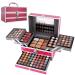 132 Color All In One Makeup Kit Professional Makeup Case Makeup Set for Teen Girls Makeup Palette Multicolor Eyeshadow Kit (006N1-Pink)