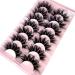 AMSDCN 6D Fluffy Faux Mink Cat Eye Eyelashes - 7 Pairs Pack (FC-2) - Buy Online on GoSupps.com