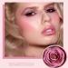 Rose Blush 3D Petal Inspired Face Powder Long Lasting Buildable Color Lightweight cheek makeup for feminine girls romantic party and evening event appearance - Buy Online on GoSupps.com