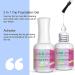 SAVILAND Dipping Powder Liquid Set - 2 in 1 Base & Top Coat with Activator 15ml - Fast Dry Dip Nail Kit | No Lamp Needed - Buy Online on GoSupps.com