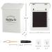 Magnetic Lint Bin for Laundry Room | Metal Trash Can with Lid | Farmhouse Lint Holder & Dryer Lint Brush - Stylish Storage Decor - Buy Online on GoSupps.com