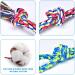 Feeko Large Dog Rope Toys 2 Pack - Heavy Duty XL Indestructible Chew Toy for Aggressive Chewers - Tug of War Dog Toy - Teeth Cleaning - 100% Cotton - Blue - Buy Online on GoSupps.com