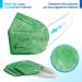 Virshields FFP2 Mundsprung Mask - PFE 94% VFE 99.99% 5-Layer Protective Mask - EN 149:2001 Certified Made in EU Available in Green - 1 Piece (40s Pack) for Optimal Breathing and Filtration - Buy Online on GoSupps.com