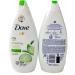 Dove Nourishing and Restore Body Wash 16.9oz - Go Fresh Cucumber & Green Tea - Buy Online on GoSupps.com