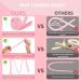 Overnight Heatless Curlers Headband for Long & Medium Hair - Pink - Buy Online on GoSupps.com