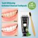 Sensitive Teeth Whitening Charcoal Toothpaste for Enamel Repair & Cavity Protection - 100% Natural, Mint Flavor, No Peroxide - Black Coconut Charcoal - Buy Online on GoSupps.com
