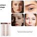 PRETYZOOM Autocollants pour Sourcils R sistants L'eau 12 Feuilles Marron R alistes Maquillage Yeux Sourcils Absents Asym triques Mise Rapide - Buy Online on GoSupps.com