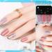 Nail Polish Set -3-in-1 Flash Nail Polish Fast Drying and Lasting Lavender Nail Polish DIY manicure at home without curing nail polish Taro color - Buy Online on GoSupps.com