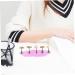 FOMIYES 1 Set Nail Tools Press on Artificial Nails Stand Nail Holder for Painting Nails Artificial Nails Display Holder Press on Nails Stand with Base Acrylic Water Ripple Bracket - Buy Online on GoSupps.com