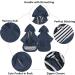 Morezi Hundred Coat - Wind & Rainproof Reflective Buttons Adjustable Hood - Blue XXL (86-98cm) - Buy Online on GoSupps.com