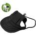 Premium Black XL Dog Baseball Cap with Ear Holes - Sun Protection Hat for Pets | Stylish & Comfortable Dog Sports Hat - Buy Online on GoSupps.com