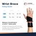 Copper Compression Recovery Wrist Brace - Adjustable Support Splint for Pain, Carpal Tunnel, Arthritis - Men Women, S-M Right Hand - Buy Online on GoSupps.com