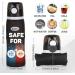 Buy Kemier Collapsible Silicone Water Bottle 750ml - BPA-Free Leak-Proof FDA Approved | Foldable Sports & Outdoor Gear (Black) - Buy Online on GoSupps.com