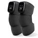 FoRes Heated Smart Knee Braces Wireless Knee Massager 3 Levels Of Strength Massage 5 Levels Of Temperature Adjustment 5000mAh Large Battery for Pain Relief Relaxing