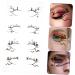 HAPINARY 4 Pairs Eyeliner Decals Sticker Eyeshadow Temporary Eyeliner Decals - Buy Online on GoSupps.com
