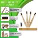 Your VIP Skin 4x Bamboo Toothbrush Set - Eco-Friendly Soft Wooden Brushes for a Sustainable Smile - Buy Online on GoSupps.com