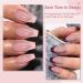 French Gel Nail Tips - 150pcs Medium Coffin Soft Gel Fake Nails | Colored French Tips with 3-in-1 X-coat | 15 Sizes for Easy DIY Nail Extensions - Buy Online on GoSupps.com