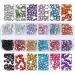 2Boxes 12 Grids Shiny Flat Back Rhinestones 3D Glitter Colorful 2mm 3mm Nail Art Rhinestones AB Crystal - Buy Online on GoSupps.com