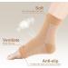 4 Pairs Neuro Socks for Men and Women Compression Socks Medical Neuropathy Socks Plantar Fasciitis Socks Sprained Ankle Support Breathable Anti-Slip Foot Support Brace for Pain Relief S/M Black Skin - Buy Online on GoSupps.com