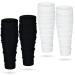 2 Pairs Football Leg Sleeves for Men Calf Compression Sleeves Sports Compression Calf Sleeves Elastic Leg Compression Sleeves Running Compression for Youth Athletes Pain Relief Running Cycling