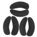 FOMIYES 9 Pairs Anti-wear Stickers for High Heels Wear-Resistant Heel Liners Convenient Heel Stickers Heel Inserts for Women Shoe Heel Cushioning Heel Pad Boots Flannel