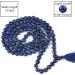 Natural Lapis Lazuli Mala | 108 Beads 8mm Faceted Diamond Cut | Reiki & Crystal Healing | International Shipping - Buy Online on GoSupps.com
