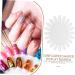 minkissy 3 Sets Split Rings Open Rings Colors Nail Art Display Board Nail Gel Polish Nail Wheel Nail Art Display Wheel Nail Art Tips Nail Polish Rack Manicure Color Card Sun Flower - Buy Online on GoSupps.com