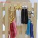 PAMIR TONG 100pcs Faux Suede Leather Tassels for DIY Crafts & Jewelry - Silver Keychain - Buy Online on GoSupps.com
