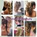 Curly Wavy Clip In Ponytail Extension 18 Inch Dark Brown - Synthetic Hairpiece - Buy Online on GoSupps.com