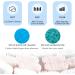 Gleem Electric Toothbrush Replacement Heads - Black Nylon Bristle W Shape Design - 10 Pack - Buy Online on GoSupps.com
