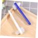 Ultechnovo Dual-Sided Toothbrush Set - 4 Two-Colored Manual Denture Brushes for Home & Travel | Best Cleaning Solution for False Teeth - Buy Online on GoSupps.com