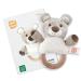 Donty-Tonty Premium Wood Baby Teether Rattle Toy - Grey Bear | Soft Plush Shaker Toy with Natural Wooden Teething Ring | Perfect Easter Gift for Newborns & Toddlers 0-12 Months - Buy Online on GoSupps.com